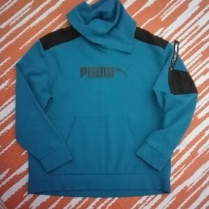 Puma Teal and Black Pullover
